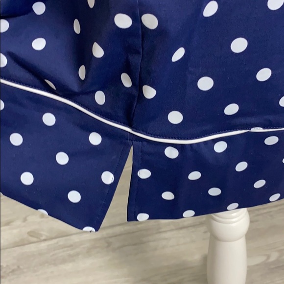 NWOT Land’s End Navy Polka Dot Cover Up Dress - Picture 5 of 7